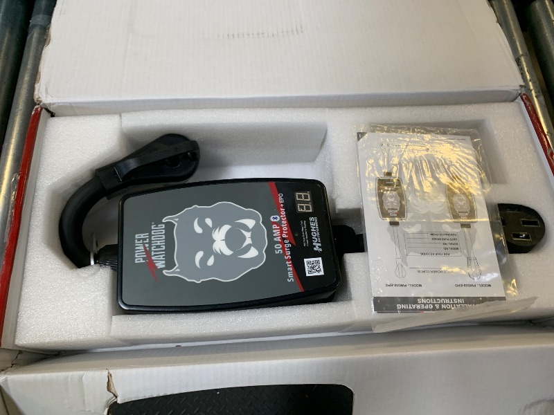 Photo 1 of Power Watchdog PWD50EPOH 50 Amp Smart RV Hardwired Surge Protector - Emergency Power Off (EPO) – Bluetooth Monitoring - Replaceable Surge Module - LED Diagnostics - Durable for RV Campsite Use