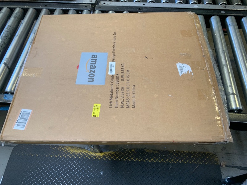 Photo 1 of Lizh Metalwork 3-Panel Black Wrought Iron Fireplace Screen,48"(L) x 29"(H) Spark Guard with Scrolling Design,Decorative Hearth Screen