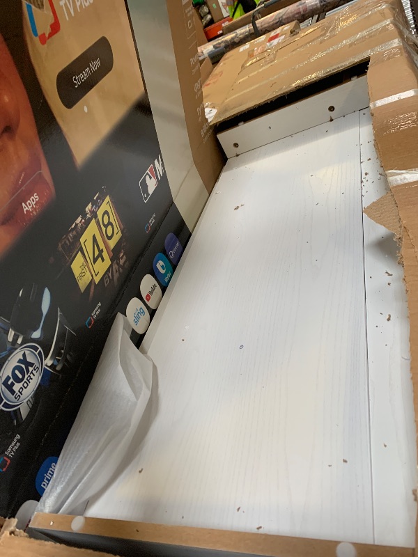 Photo 1 of wooden tv stand