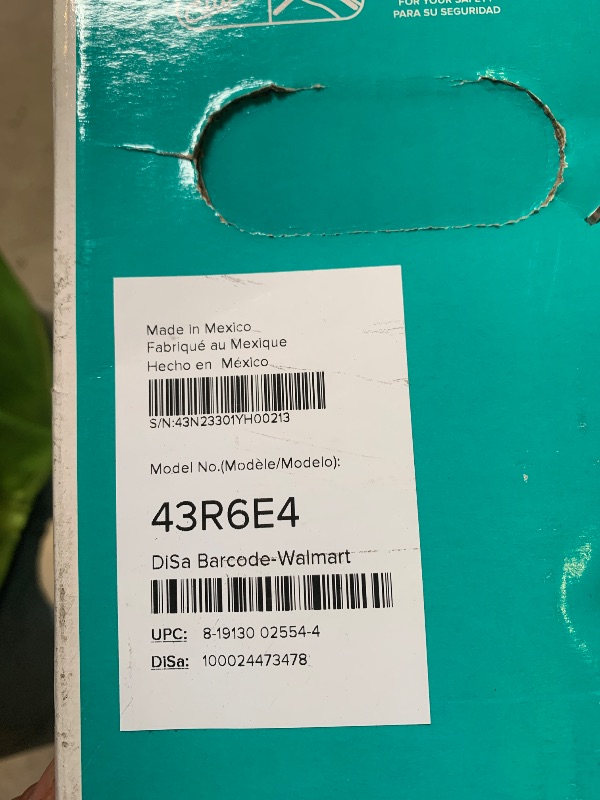 Photo 1 of 43" 4K UHD Hisense Roku TV