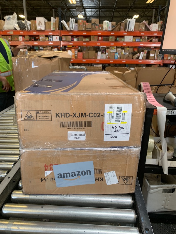 Photo 1 of VECELO 8 Packs Metal Folding Chairs,Stackable Steel Seat with Triple Braced & Double Hinged Back for Home Office,Red,8 Pack