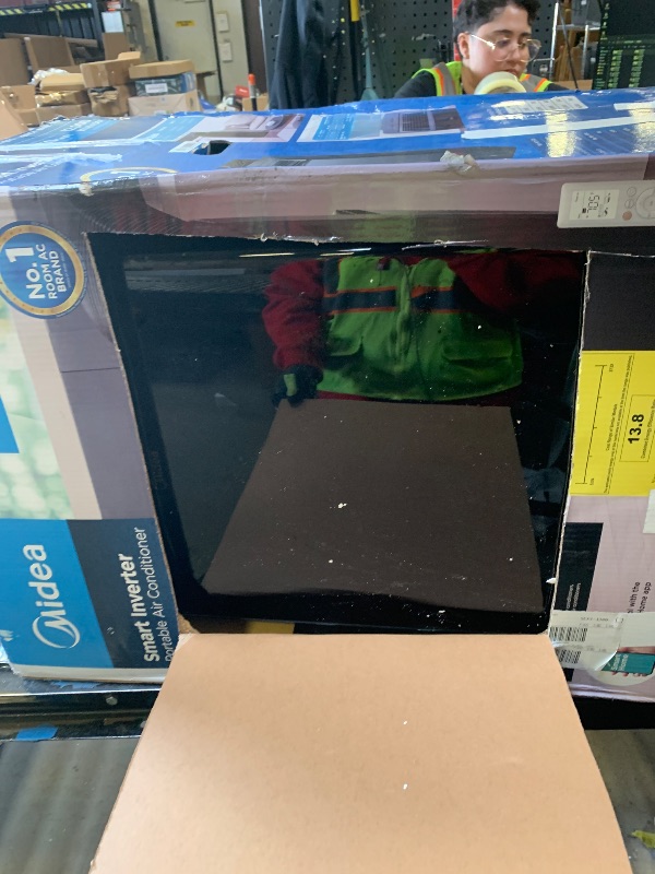 Photo 1 of Midea Duo 14,000 BTU (12,000 BTU SACC) High Efficiency Inverter, Ultra Quiet Portable Air Conditioner, Cools up to 550 Sq. Ft., Works with Alexa/Google Assistant, Includes Remote Control & Window Kit