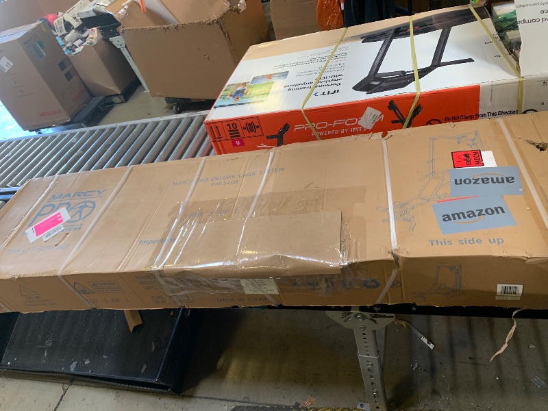 Photo 1 of Marcy Pro Deluxe Cage System with Weightlifting Bench All-in-One Home Gym Equipment PM-5108