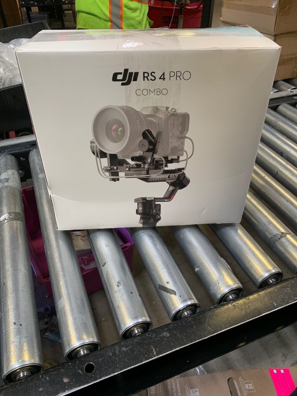 Photo 1 of DJI RS 4 Pro Combo, 3-Axis Gimbal Stabilizer for Cameras for DSLR & Cinema Camera Stabilizer Canon/Sony/Panasonic/Nikon/Fujifilm, Native Vertical Shooting, 4.5kg/10lbs Payload, Camera Gimbal