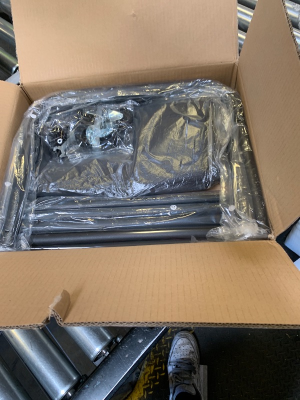 Photo 1 of Tajsoon Laundry Sorter Cart with Hanging Clothes Rack, 4 Butler Sorter Basket Organizer, Laundry Hamper Cart with Heavy Duty Rolling Lockable Wheels, Black