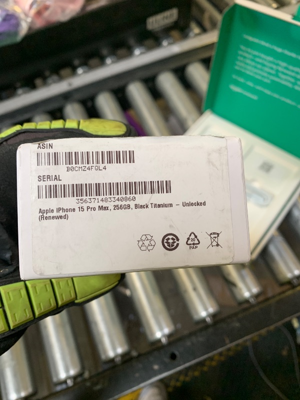 Photo 1 of Apple iPhone 15 Pro Max, 256GB, Black Titanium