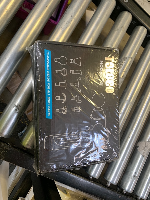 Photo 1 of TOLOCO Massage Gun Deep Tissue, Percussion Massage Gun with 10 Replacement Heads, Super Quiet Portable Electric Massager for Athletes, Relax, Black