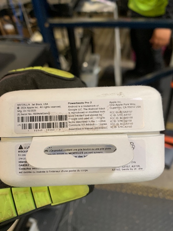 Photo 1 of Beats Powerbeats Pro 2 - Wireless Noise Cancelling Workout Earbuds with Secure- Fit Earhooks, Up to 45-Hour Battery with Charging Case, Sweat & Water Resistant, Heart Rate Monitoring - Jet Black