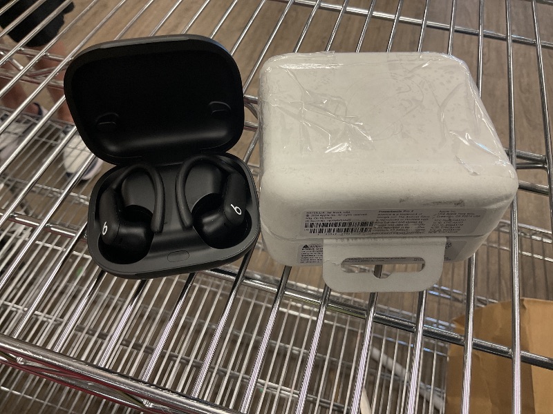 Photo 1 of Beats Powerbeats Pro 2 - Wireless Noise Cancelling Workout Earbuds with Secure- Fit Earhooks, Up to 45-Hour Battery with Charging Case, Sweat & Water Resistant, Heart Rate Monitoring - Jet Black