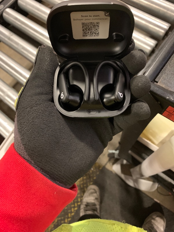 Photo 1 of Beats Powerbeats Pro 2 - Wireless Noise Cancelling Workout Earbuds with Secure- Fit Earhooks, Up to 45-Hour Battery with Charging Case, Sweat & Water Resistant, Heart Rate Monitoring - Jet Black