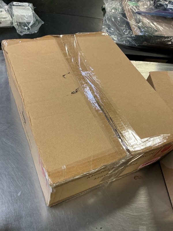 Photo 1 of 3WWWUEE Modern Chrome Crystal Chandelier, 20 Inch Large Ceiling Pendant Light Fixture with 50'' Adjustable Hanging Chain, 5-Light Farmhouse Chandelier for Dining Room, Living Room, Bedroom, Entryway