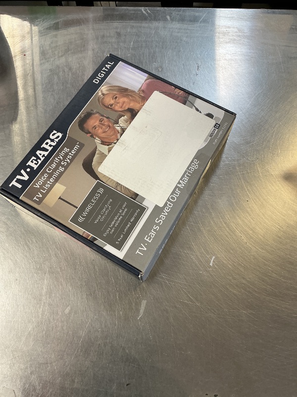 Photo 1 of TV Ears Digital Wireless Headset System for Seniors – Personal Volume Control, TV Hearing Device, No Audio Delay, Plug-N-Play, Works with Most TV Brands, Ideal for Hearing Impaired – Model 11741