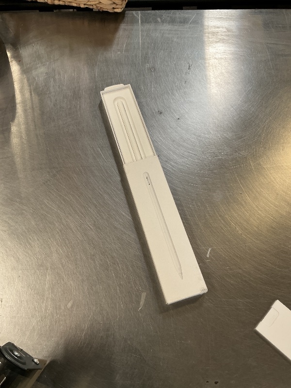 Photo 1 of Apple Pencil Pro: Latest Model - Device Compatibility Check Required - Pixel-Perfect Precision, Tilt and Pressure Sensitivity, Perfect for Note-Taking, Drawing, and Art. Charges and Pairs Magnetically
