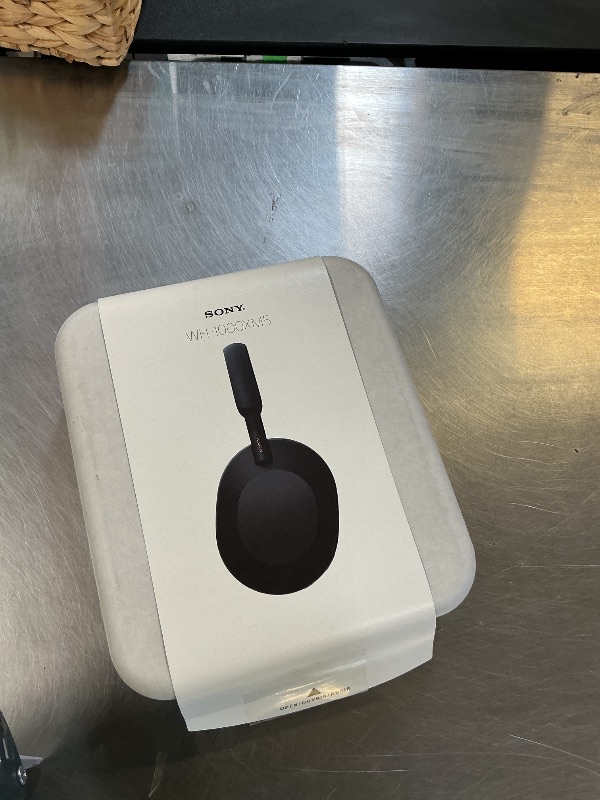 Photo 1 of LEFT EARBUD NOT WORKING -----------------------------------------------Sony WH-1000XM5 Premium Noise Canceling Headphones, Auto NC Optimizer, 30-Hour Battery, Alexa Voice Control, Black