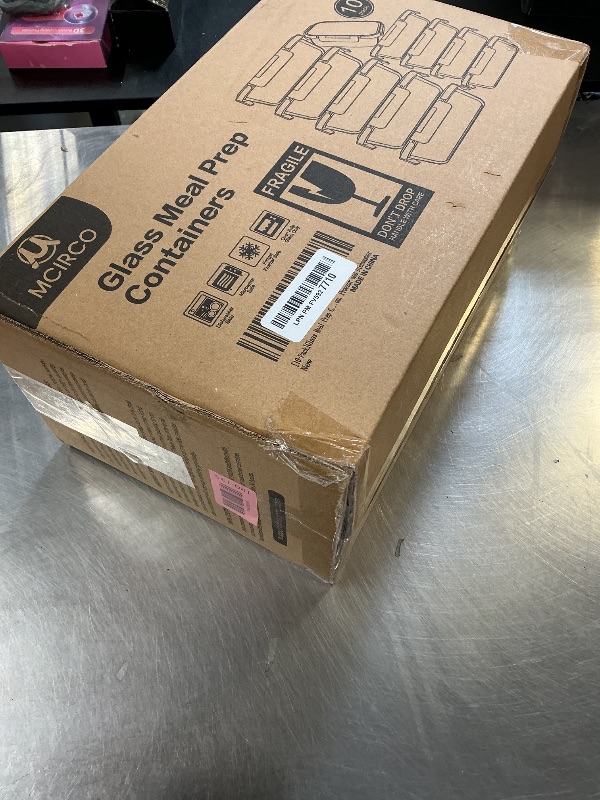 Photo 1 of [10-Pack] Glass Meal Prep Containers with Lids, MCIRCO Food Storage Containers with Snap Locking Lids, Airtight Lunch Containers, Microwave, Oven, Freezer and Dishwasher