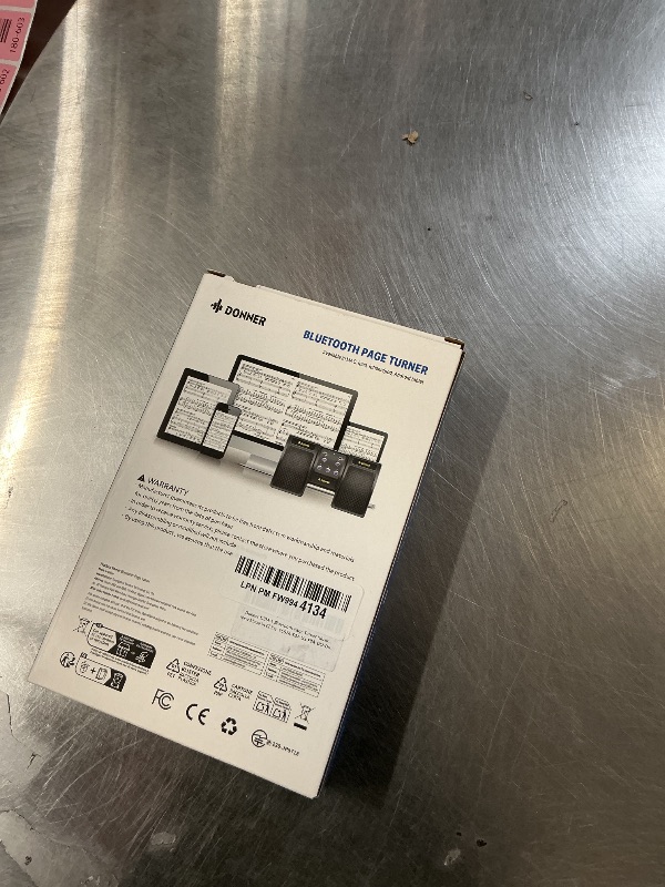 Photo 1 of Donner Wireless Bluetooth Page Turner Pedal for iPad Tablets Phone Foot Pedal Rechargeable,Black