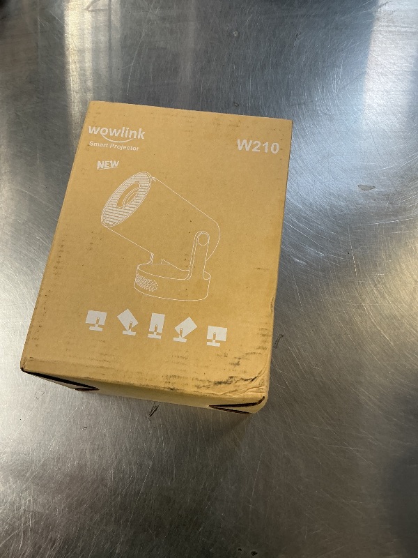 Photo 1 of [Built-in Apps & 2026 Upgraded] Mini Projector with WiFi 6 and Bluetooth 5.4 Support 4K 1080P Auto Keystone 180° Rotatable Projector Portable Compatibile with HDMI/TV Stick/Memory Stick/Laptop, White