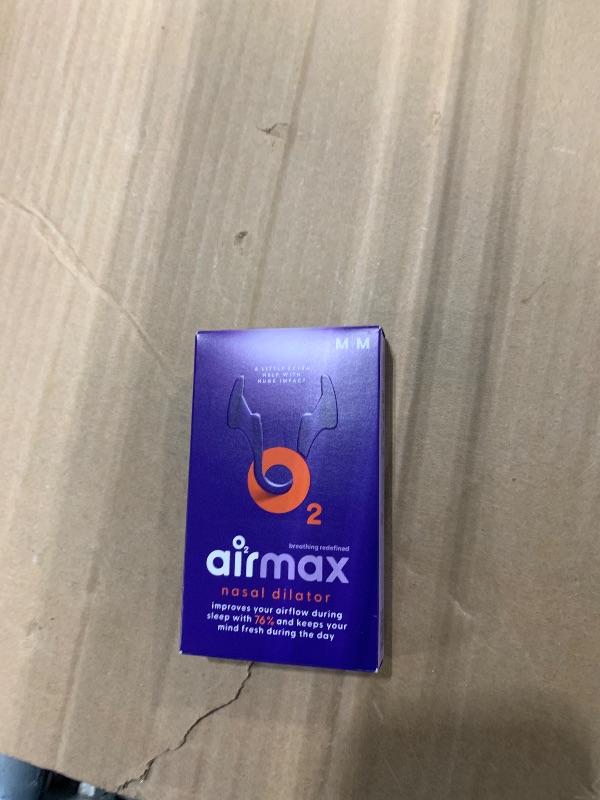 Photo 1 of *MISSING PARTS*
AIRMAX Nasal dilators for Sleeping - 76% More Airflow - Anti snoring Devices - Breathe Freely Through The Nose - Sinus Relief, Relief and snoring Solution - 2X Medium Orange - 6 Month Relief