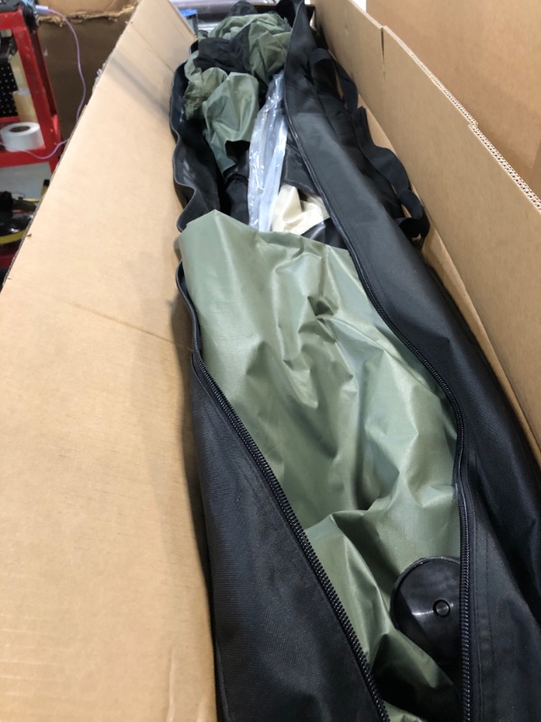 Photo 1 of *** STOCK PHOTO SIMILAR NOT EXACT***Garvee 10x20 Pop Up Canopy Tent Outdoor Canopy One-Person Set Up Heavy Duty Commercial Instant Tent Shelter, 6-Sidewall+Green