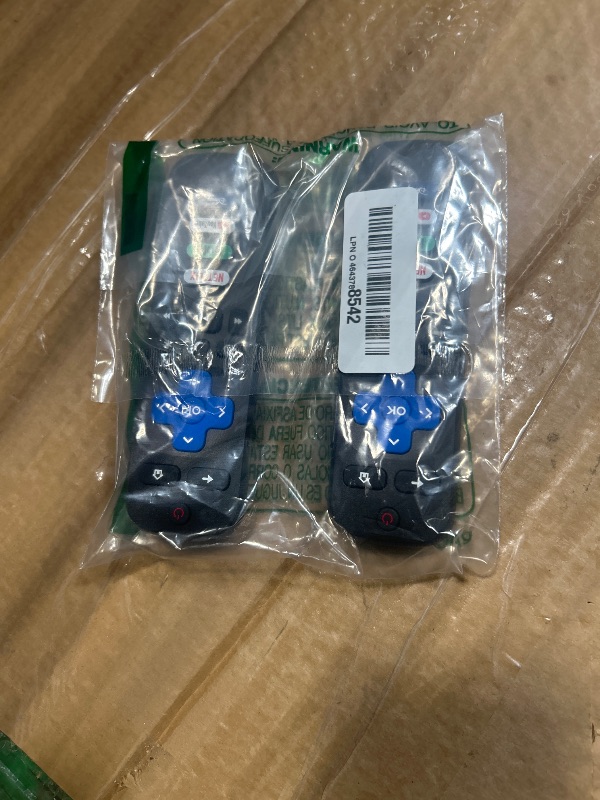 Photo 1 of (Pack of 2) Replacement Remote Control Only for Roku TV, Compatible for TCL Roku/Hisense Roku/Onn Roku/Sharp Roku/Element Roku/Westinghouse Roku/Philips Roku Smart TVs (Not for Roku Stick and Box)