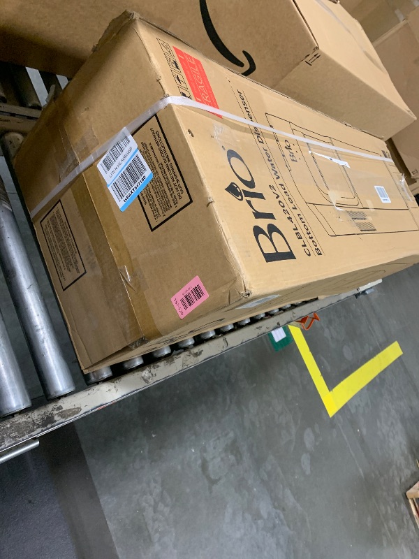 Photo 1 of ****FINAL SALE. NO RETURN!!! VIEW NOTES****
Brio Bottom Loading Water Cooler Dispenser for 5 Gallon Bottles - 3 Temperatures with Hot, Room & Cold Spouts, Child Safety Lock, LED Display with Empty Bottle Alert, Stainless Steel