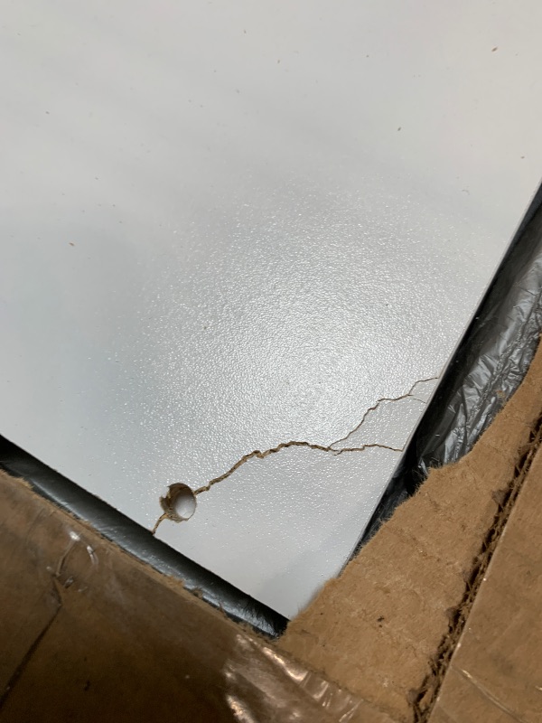 Photo 1 of ** DAMAGE MAJOR** NO RETURNS** FINAL SALE** Prepac Elite 32" W Storage Cabinet with Doors and Shelves, White Garage Cabinet, Bathroom Storage with 1 Adjustable Shelf 24.5" D x 32" W x 36" H, WSCR-1005-1