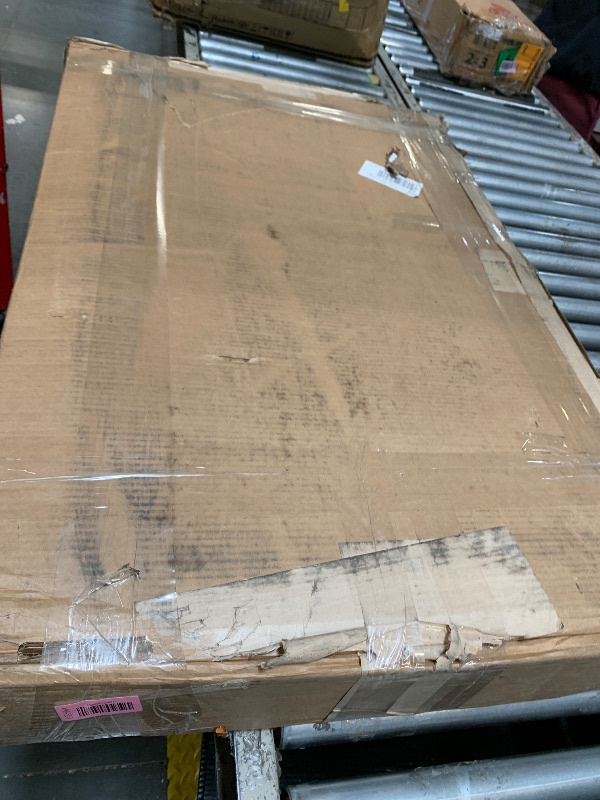 Photo 1 of ** DAMAGE MAJOR** NO RETURNS** FINAL SALE** Prepac Elite 32" W Storage Cabinet with Doors and Shelves, White Garage Cabinet, Bathroom Storage with 1 Adjustable Shelf 24.5" D x 32" W x 36" H, WSCR-1005-1