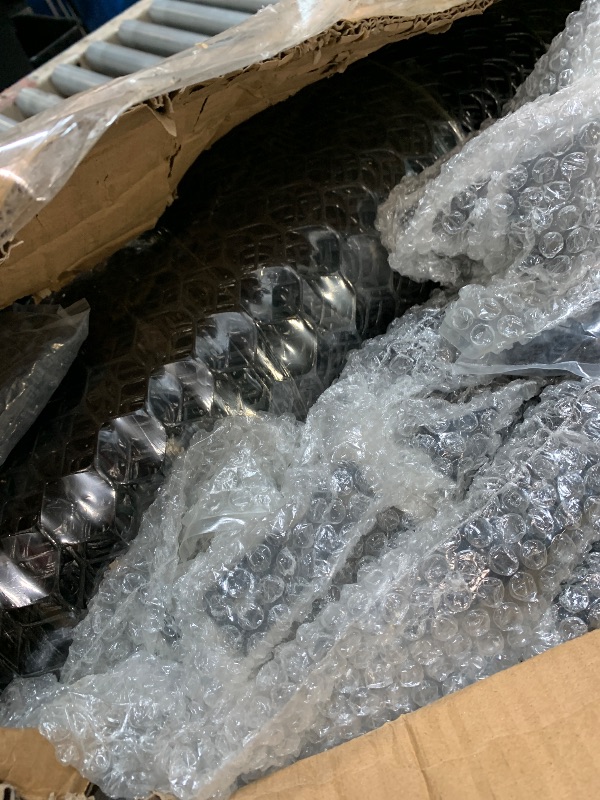 Photo 1 of ** NO REYTURNS *** USED** Cat Fence Retrofit System - Curved Fence Extension for Existing Outdoor Fences, Includes Galvanized Steel Extenders and Poly Mesh for Wood, Chain Link, Metal, Brick, & Vinyl Fences?100ft kit?