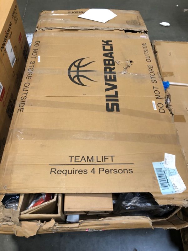 Photo 1 of ** USED** Silverback In-Ground Basketball Hoops, Adjustable Height Tempered Glass Backboard and Pro-Style Flex Rim. - Multiple Styles Available