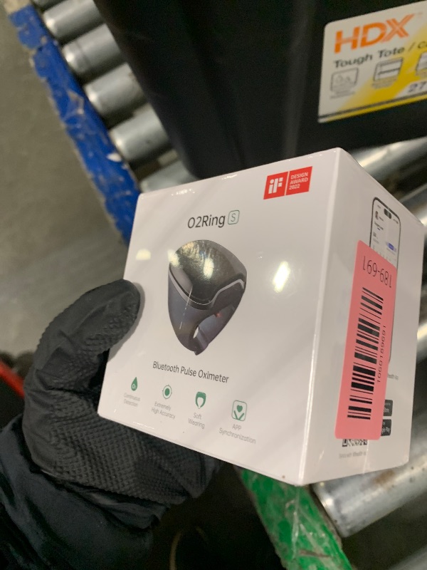 Photo 1 of ** FACTORY SEALED** ** Wellue O2Ring-S Oxygen Monitor with Vibration Reminder, Bluetooth Pulse Oximeter Tracks SPO2 and Pulse Rate, 24 hrs Battery Life, 4*10 Hours Built-in Memory, Rechargeable Pulse Ox with Free PC & APP