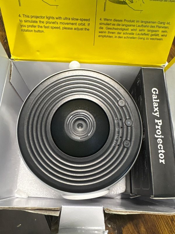 Photo 1 of **MISSING ADAPTER**
Hbaushun Planetarium Projector,Galaxy Projector Star Projector Light with Replaceable 13 Galaxy Discs,360° Rotation Night Sky Projector for Kids Adults Ceiling Home Bedroom Living Room Decor