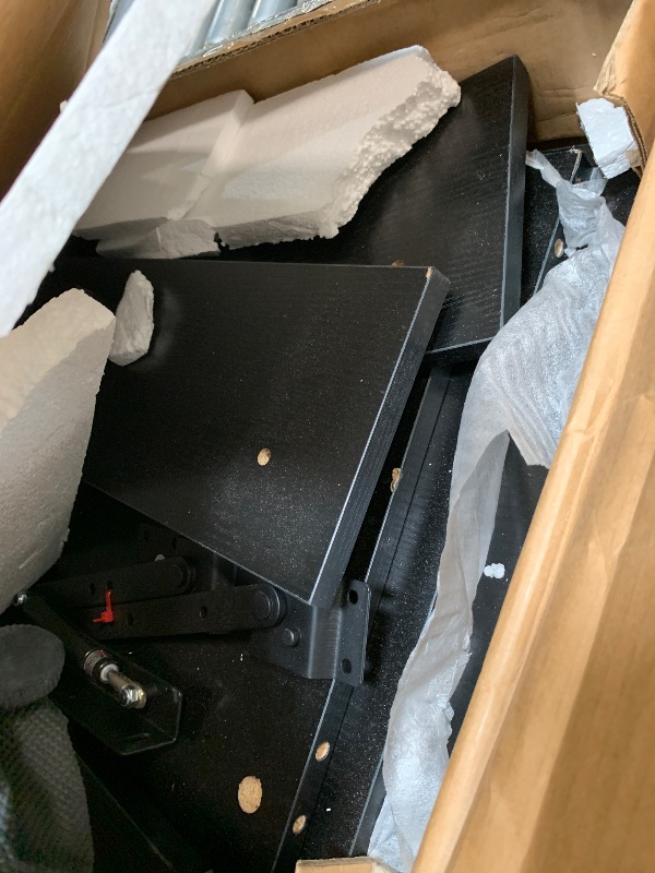 Photo 1 of ** NO RETURNS ** ONLY PARTS** DAMAGE** FDW 39.4" Lift Top Coffee Table with Hidden Compartment and Storage Shelf Wooden Lift Tabletop for Home Living Room Reception Room Office (Black)