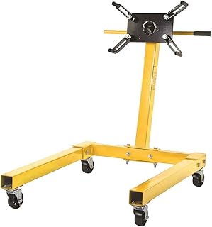 Photo 1 of ***MISSING PIECES**FINAL SALE****JEGS Engine Stand | Yellow Finish | 1250 LBS Capacity | 360 Degree Adjustable Mounting Head | Easy Assembly | Disassembly | 4 Ball-Bearing Swivel Caster Wheels | Heavy-Duty Square Steel Frame
***MISSING PIECES**FINAL SALE*