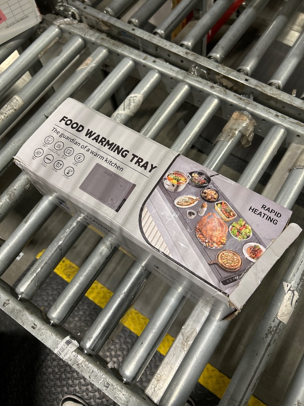 Photo 1 of ** SOLOD AS IS, NO REFUND/RETURN** SEE COMMENTS!
Warming Mat for Food, 3-Zone Food Warming Mat, 36x15 Inch Food Warmer Chafing Dishes for Buffet, 9 Temp&Timer, Child Safety Lock,18mm Feet Protects Table for Kitchen & Daily Use (Gray-36inches)