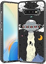 Photo 1 of  Samsung Galaxy S10 Case, UFO Cool Cartoon Design for Men Boys Girls Teens * COLOR: TAN, **GEL CASE