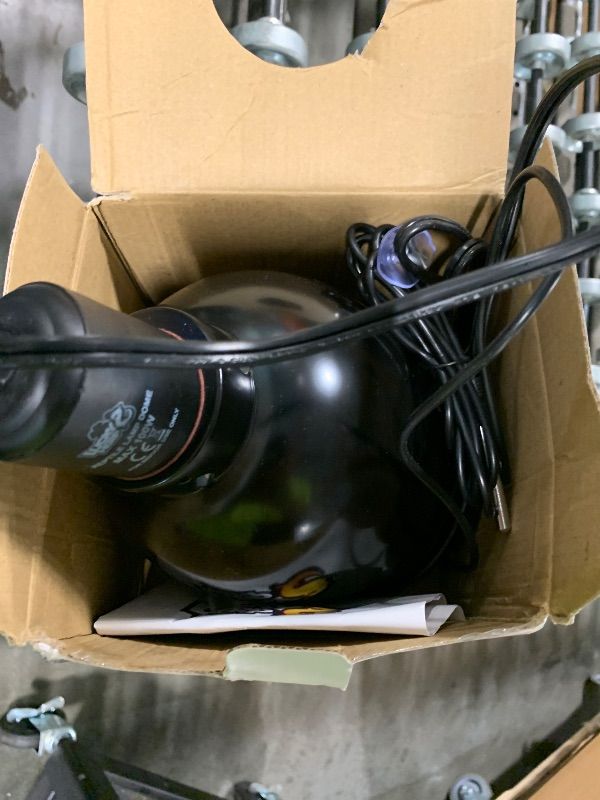 Photo 1 of ***MISSING LIGHT BULB, SELLING FOR PARTS AS IS FINAL SALE***LUCKY HERP Reptile Light Fixture with Dimming Thermostat & Timer, Aluminum 5.5inch Deep Dome Reptile Lamp Fixture, Heat Lamp Fixture for UVB Bulb Basking Heat Bulb, Max 100W***MISSING LIGHT BULB,