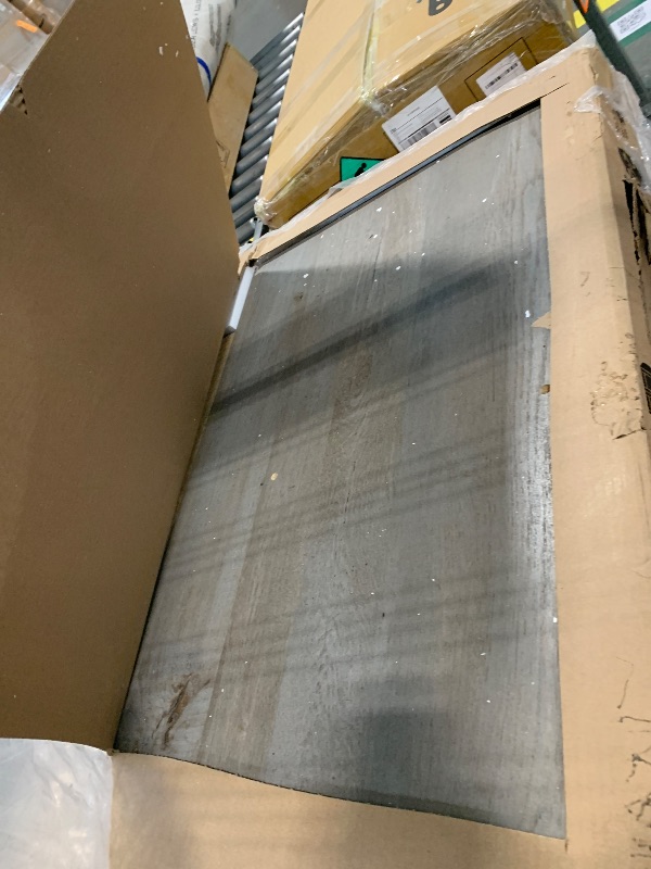 Photo 1 of ****REFERENCE PICTURE NOT THE SAME AS ITEM****GREY****XIASLO 72" Tall Wood Storage Cabinet, Farmhouse Kitchen Pantry Cabinet with Adjustable Shelves & Drawer & Barn Doors, Versatile Storage for Kitchen, Dining Room, Bathroom, Antique White MISISNG MANY PA