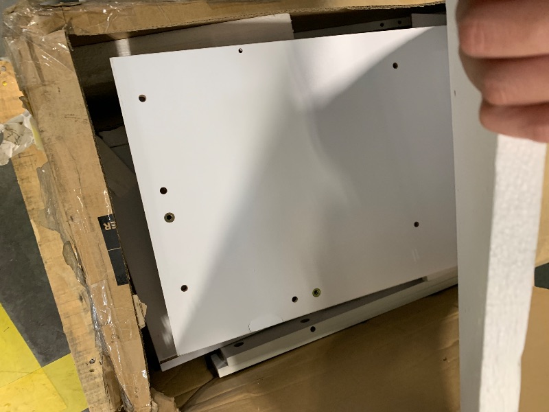 Photo 1 of (3/21/2026 ***FINAL SALE/NO RETURN, SOLD AS PARTS***)  Rolanstar Fireplace TV Stand with Led and Power Outlets, White Entertainment Center with 26" Electric Fireplace for 45/50/55/60/65 inch TVs, Modern TV Console with Storage Cabinet for Living Room