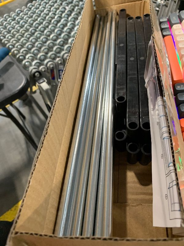 Photo 1 of ***SELLING FOR PARTS, FINAL SALE***Fouews Small Shoe Rack, Narrow Stackable Shoe Shelf Organizer for Entryway, Doorway and Bedroom Closet (4-Tier, Black)***SELLING FOR PARTS, FINAL SALE***