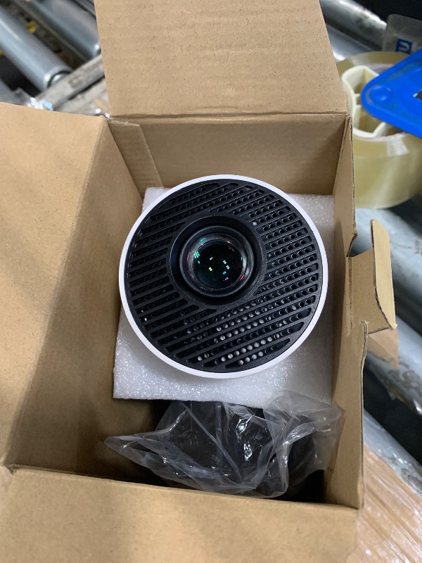 Photo 1 of [Built-in Apps & 2026 Upgraded] Mini Projector with WiFi 6 and Bluetooth 5.4 Support 4K 1080P Auto Keystone 180° Rotatable Projector Portable