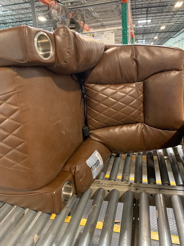 Photo 1 of (3/21/2026 ***FINAL SALE/NO RETURN, SOLD AS PARTS***) Recliner Chair, Electric Power Lift Chair with Remote, Stand Assist for Elderly, 3 Adjustable Positions, USB Charging Ports, Cup Holders, Side Storage Pockets, Comfortable Sofa for Living Room, Brown