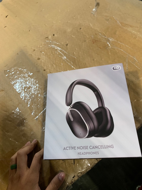 Photo 1 of ** SOLD AS IS NO REFUND/RETURN SEE COMMENTS!
Active Noise Cancelling Headphones,120H Playtime Bluetooth 6.0 Wireless Headphones with Power Display & 6-Mic ENC Calls, 360° Spatial Audio Over Ear Headphones Foldable Headset for Travel Office Game