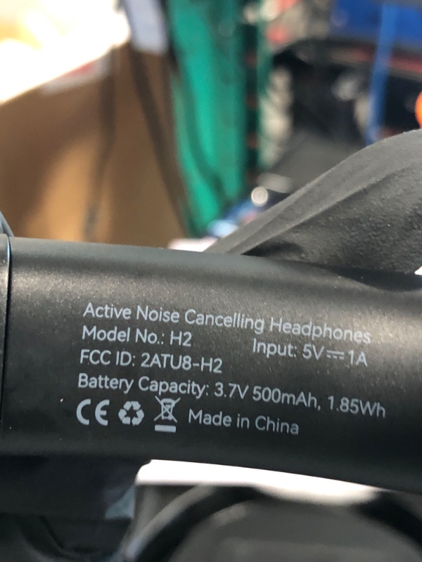 Photo 1 of ** SOLD AS IS NO REFUND/RETURN SEE COMMENTS!
Active Noise Cancelling Headphones,120H Playtime Bluetooth 6.0 Wireless Headphones with Power Display & 6-Mic ENC Calls, 360° Spatial Audio Over Ear Headphones Foldable Headset for Travel Office Game