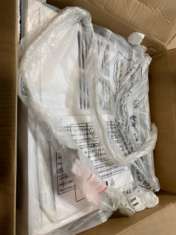Photo 1 of (4/4/2026 ***FINAL SALE/NO RETURN, SOLD AS PARTS***)
Keystone 12,000 BTU Window Air Conditioner with 11,000 BTU Supplemental Heating and Dehumidification, 230V, Window AC Unit for Living Room, Apartment, Medium Sized Rooms up to 550 Sq.Ft.