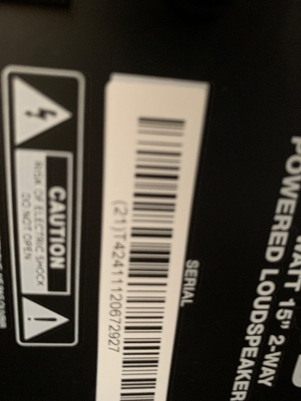Photo 1 of *****FACTORY SEALED****ALTO TS415 2500W 15" Powered PA Speaker with 3 Channel Mixer, Bluetooth Streaming, Wireless Loudspeaker Linking, DSP App