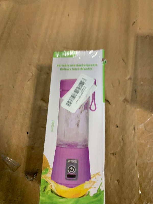 Photo 1 of *UNTESTED*
Cordless Personal Size Portable Blender - 12 Oz Blender for Smoothies and Shakes with BPA Free Traveling Juice Cup, 6 Blades for Powerful Blending, Suit for Sports/Travel/Home