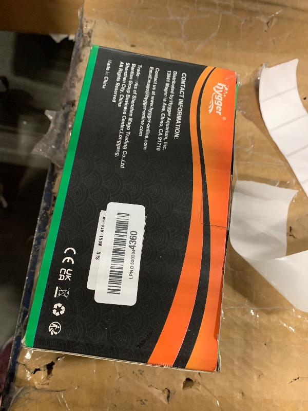 Photo 1 of *UNTESTED*
hygger Aquarium Heater,75W/150W/300W Submersible Fish Tank Water Heater Double Quartz Explosion-Proof with for Freshwater Saltwater Tank