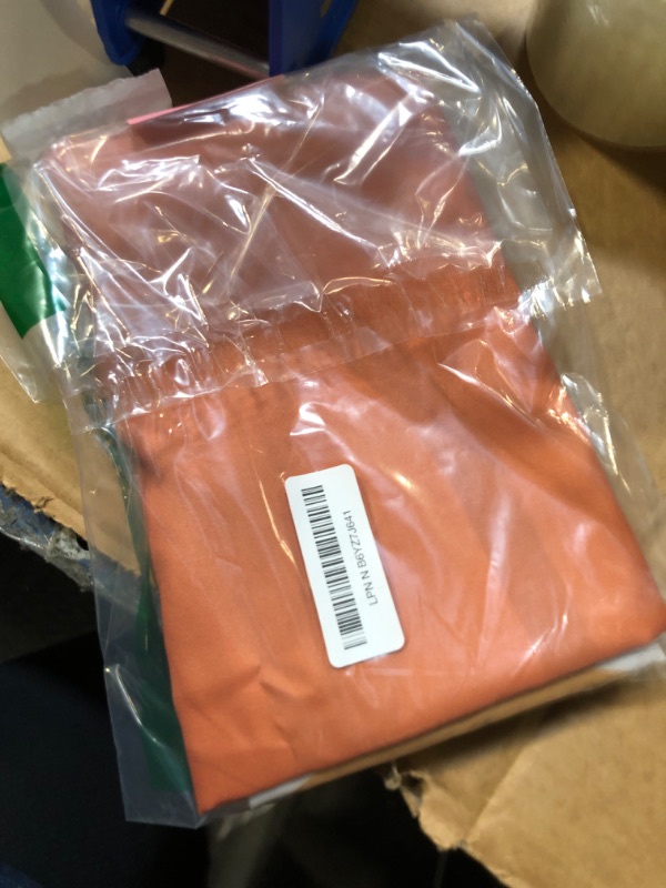 Photo 1 of ****Stained*** Riyidecor Stall Boho Small Half Size 36x72 Inch Shower Curtain,Camper Abstract Mid Century Modern Aesthetic Geometric RV Single Narrow Dorm Decor Bathroom Set Polyester Waterproof Fabric Hooks