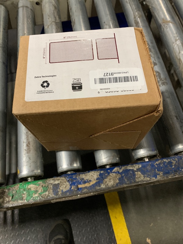 Photo 1 of ****BROKEN TOP****ZEBRA ZSB Series Labels - Potato Starch-Based Printer Label Paper - Recyclable Cartridge for Stickers - Versatile, Cloud-Based Adhesive - Shipping, 4" x 6"