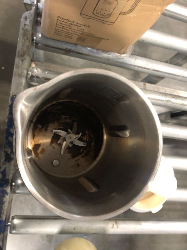 Photo 1 of ***It is dirty.***
Nut Milk Maker,40oz Large Capacity Stainless Steel Automatic Soy Milk Machine for Homemade,Oat,Plant-Based Milk and Non-Dairy Beverages Almond Cow Milk Machine with Delay Start,Self Cleaning (White)